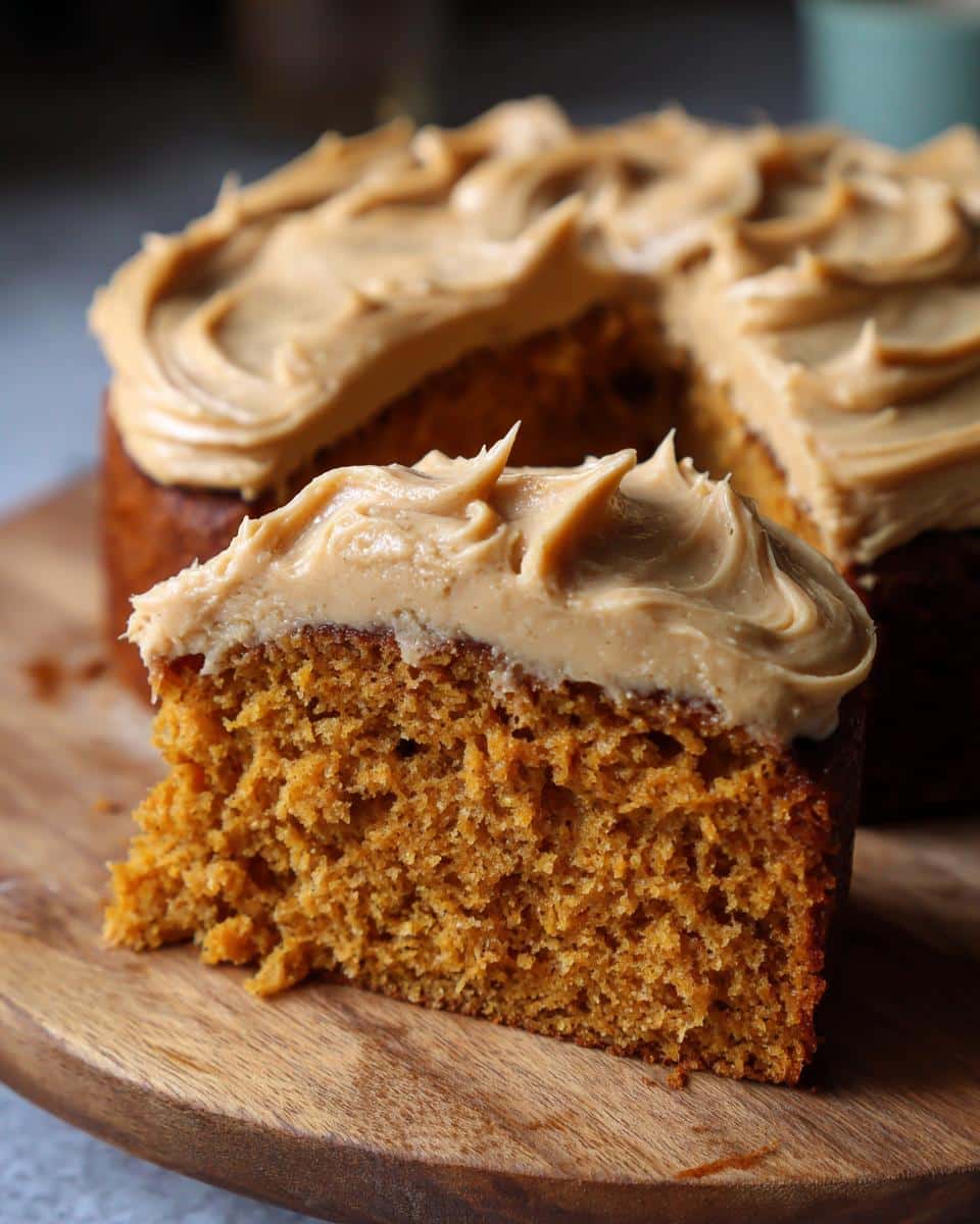 Gourmet Butternut Squash Cake with Brown Sugar Frosting - detail 1