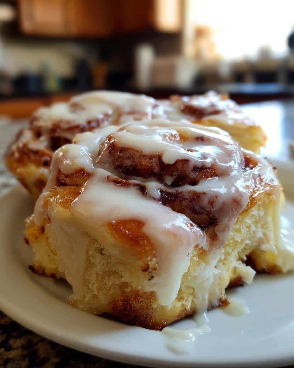 Overnight Cinnamon Rolls with Cream Cheese Frosting - detail 1
