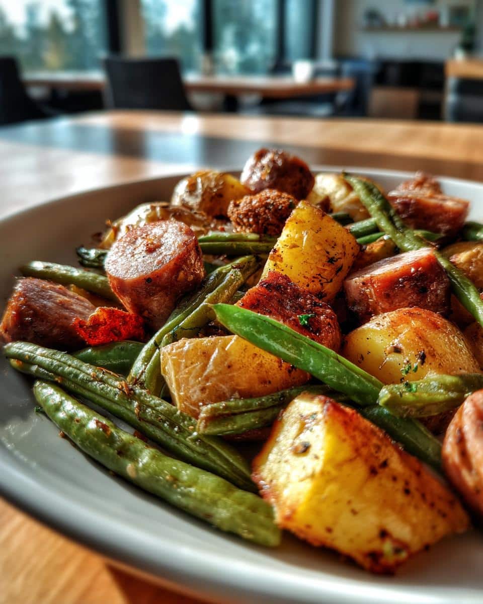 Sheet-Pan Sausage, Potatoes & Green Beans - detail 2