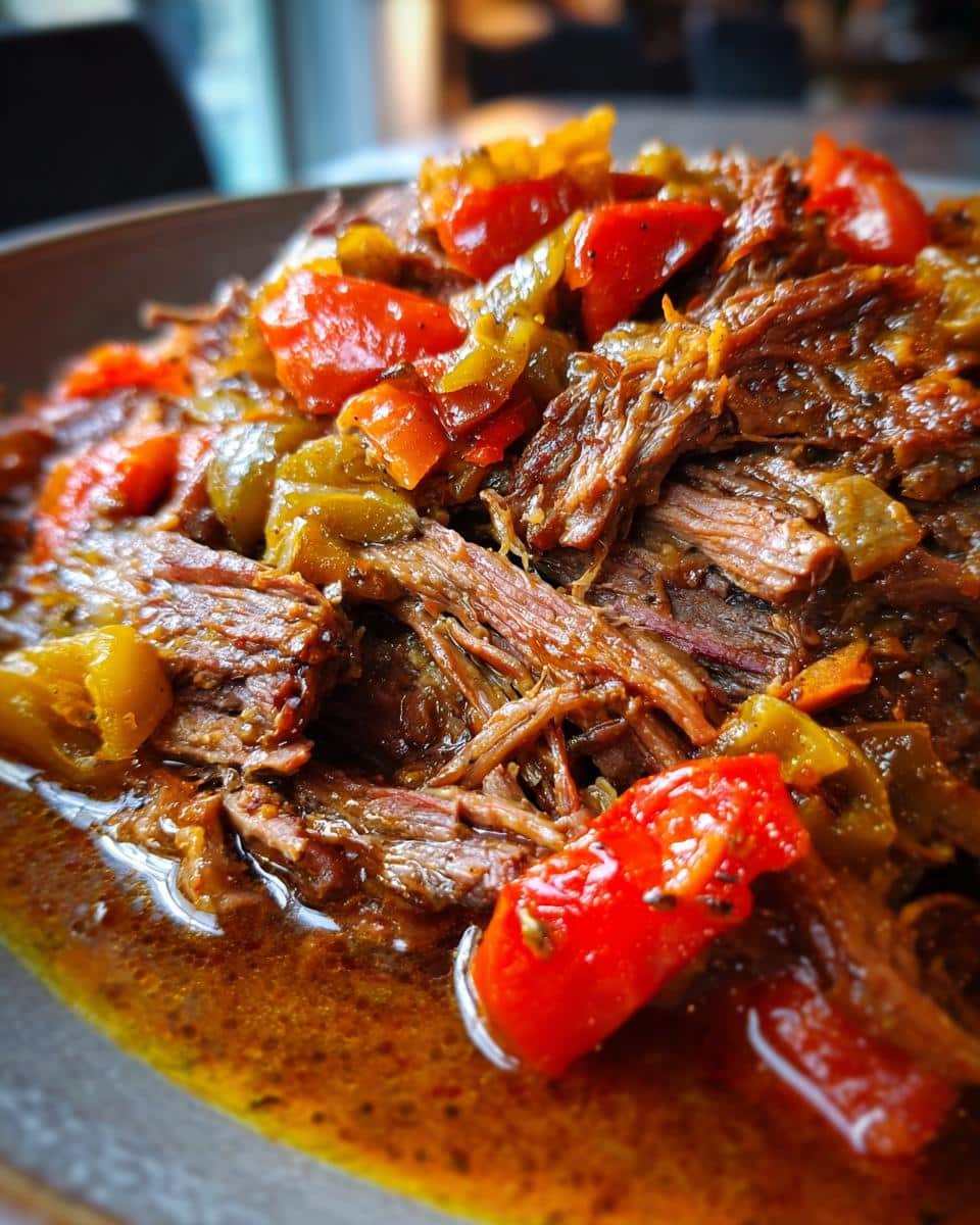 Slow Cooker Mississippi Pot Roast (No Packet Version) - detail 1