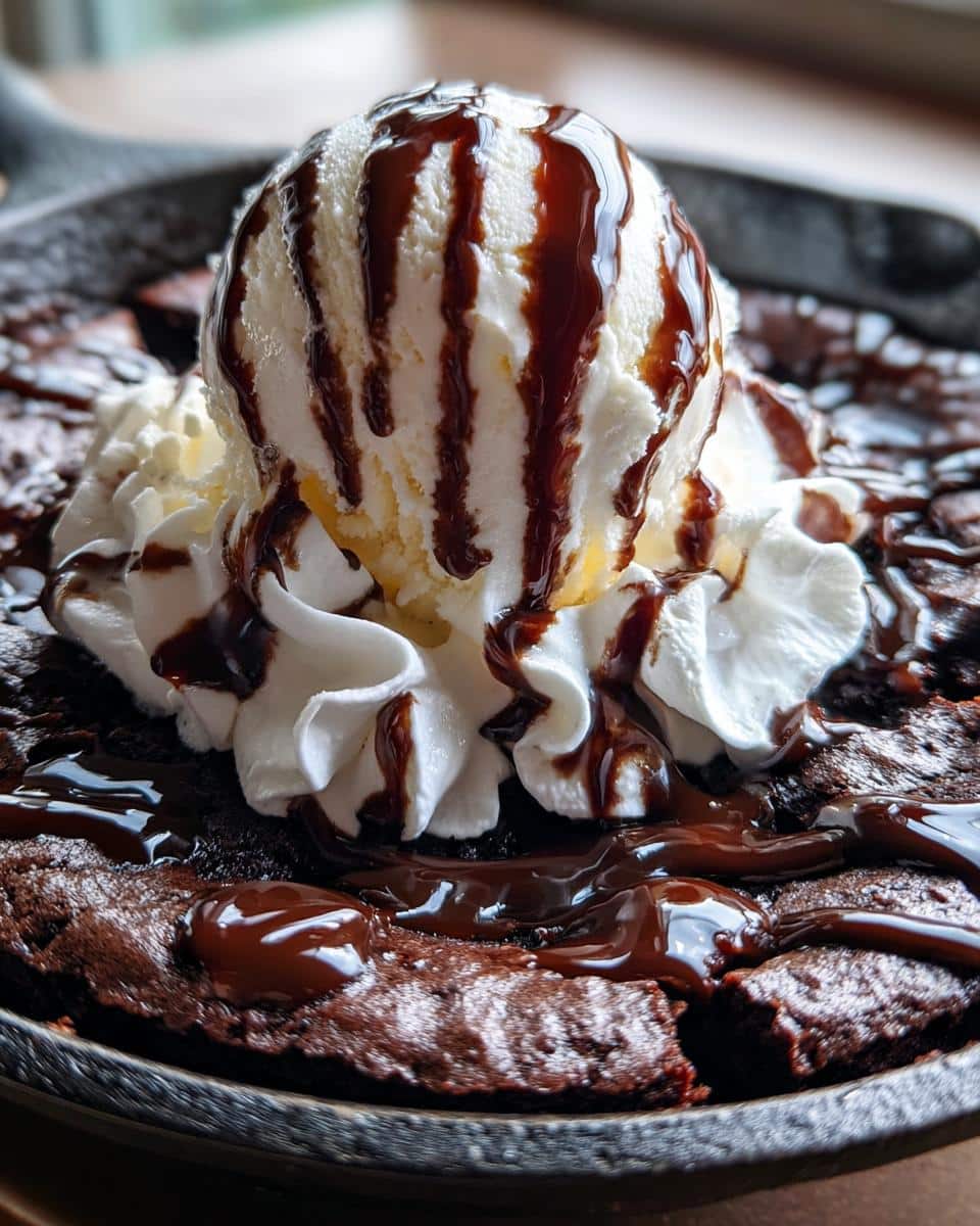 Small-Batch Brownie Sundae Skillet - detail 1