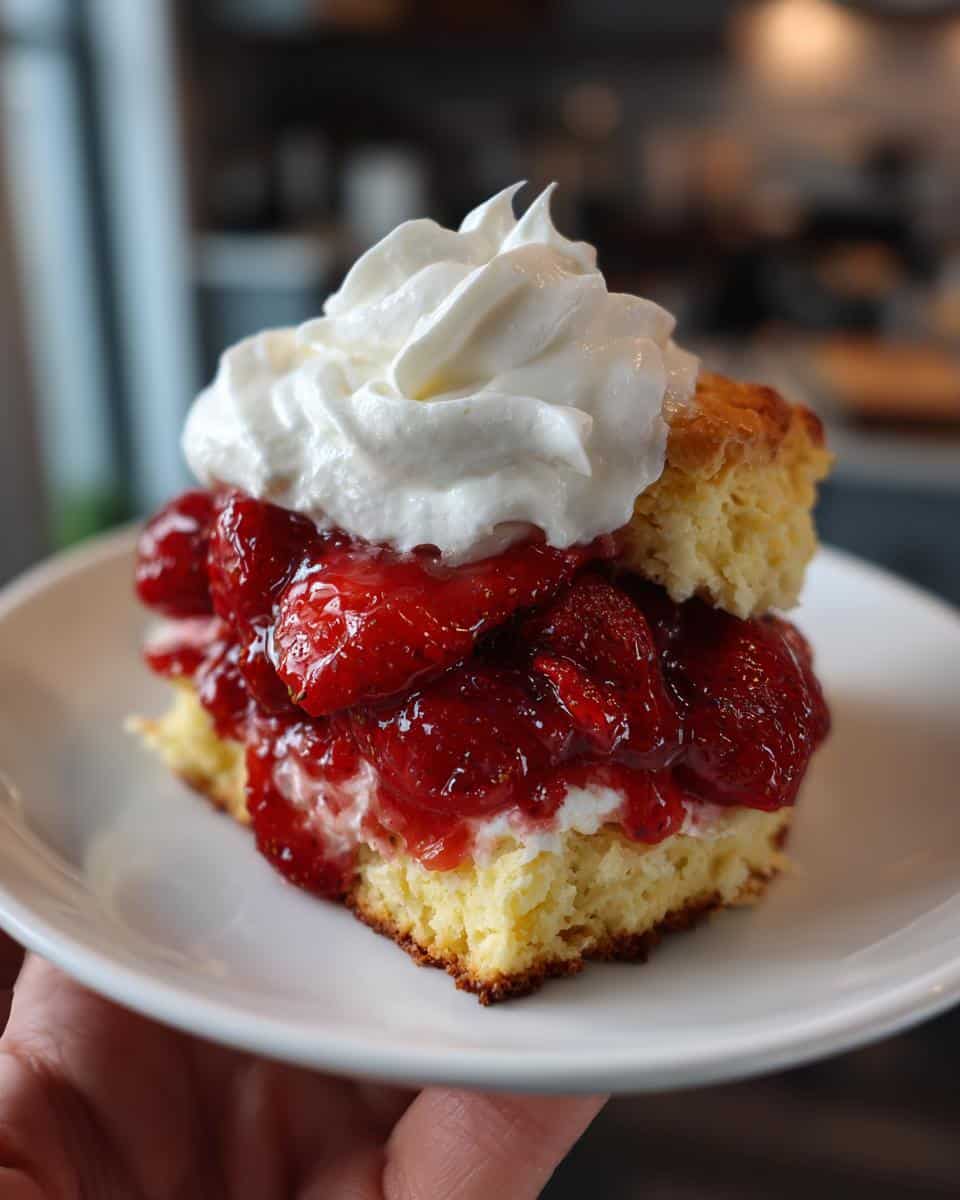 cherry jam strawberry shortcake - detail 1