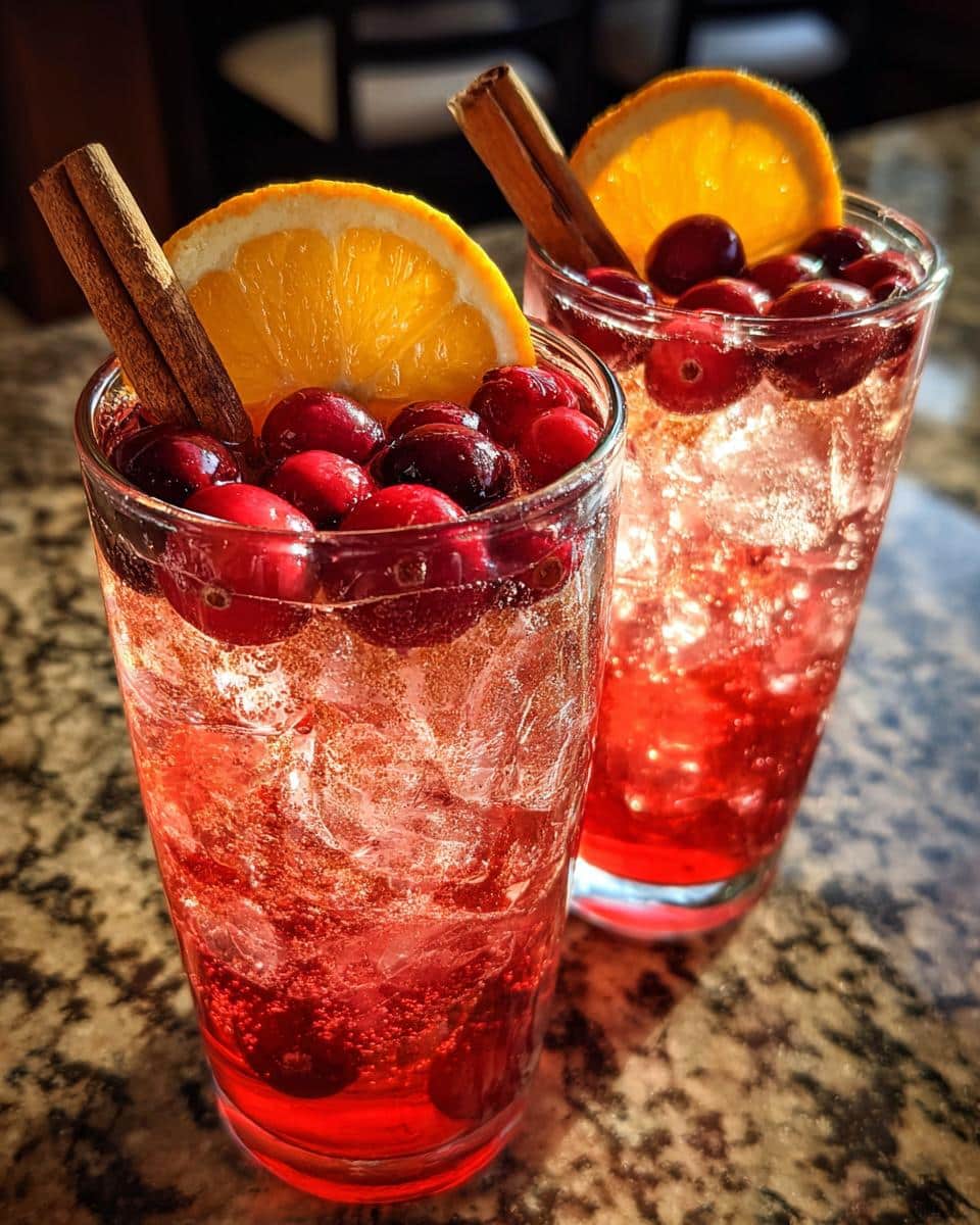 christmas mocktails - detail 1