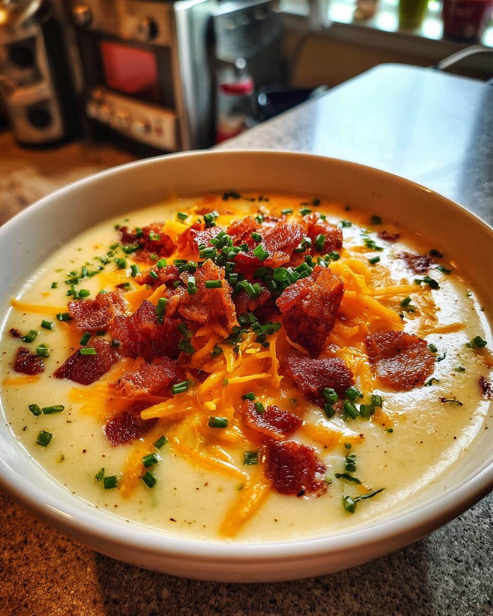 potato soup - detail 1