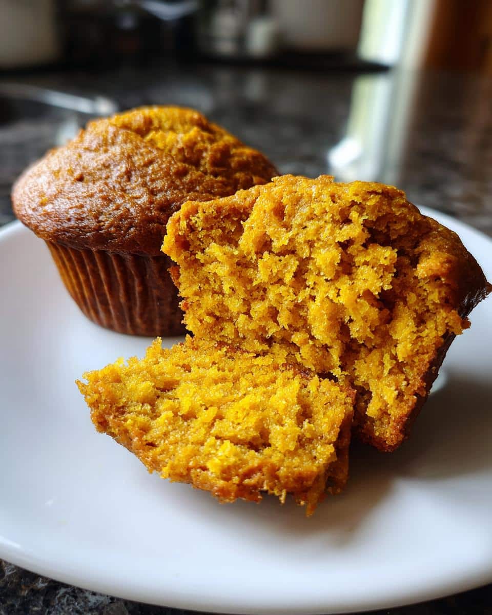 pumpkin muffins - detail 1