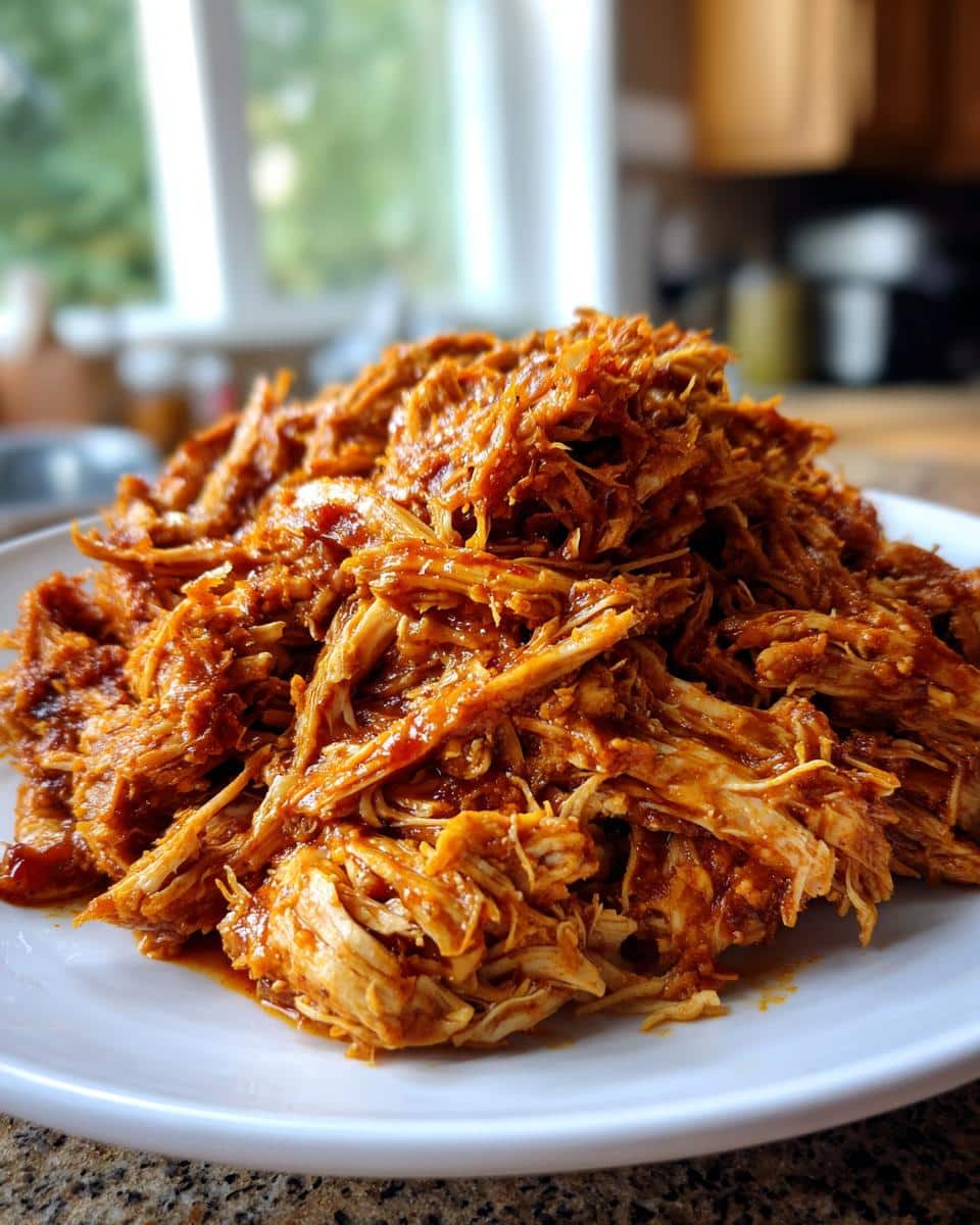 5-Ingredient Crockpot BBQ Pulled Chicken - detail 1