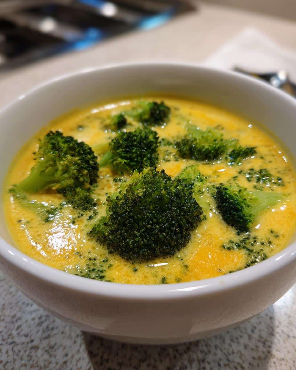 Creamy Broccoli Cheddar Soup (Panera Copycat) - detail 1