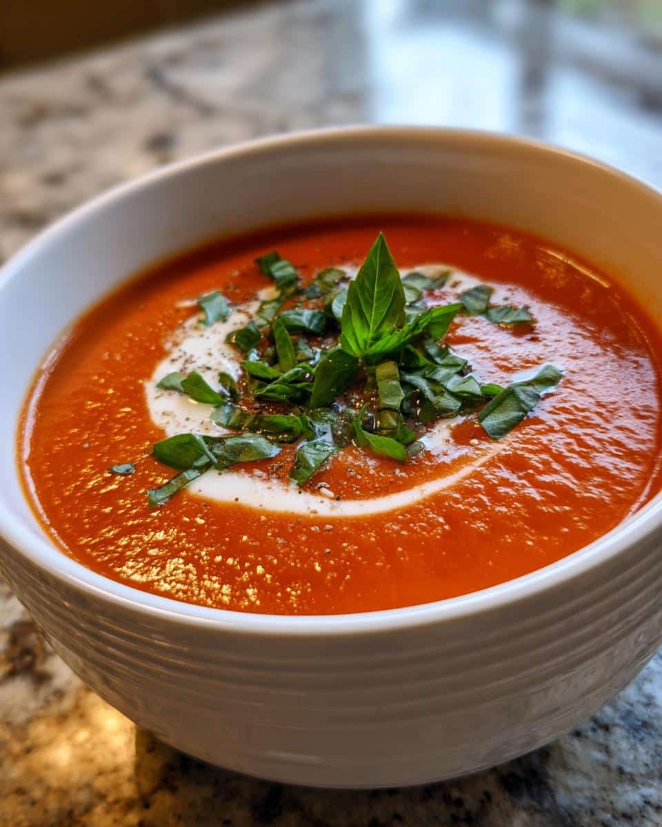 Roasted Tomato Basil Soup (Easy & Freezer-Friendly) - detail 1